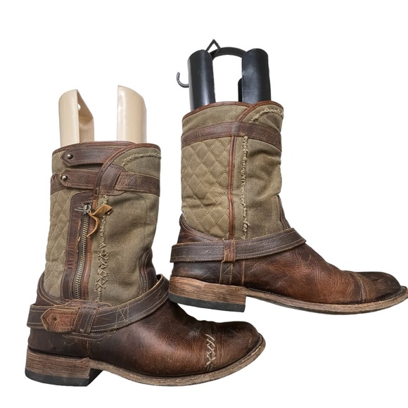 Lane Women's Worn Sage Dustoff Ankle Boots  size 10 - Picture 8 of 16